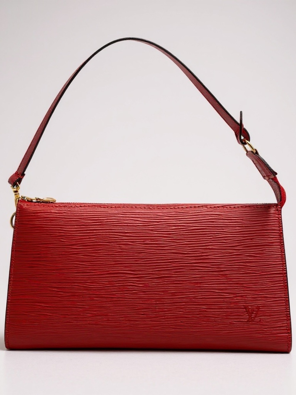 Louis Vuitton Epi  RED leather Pochette